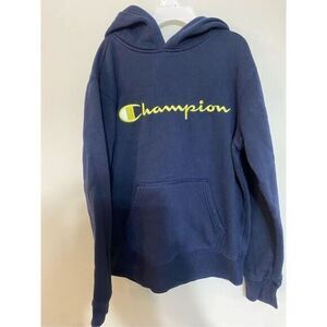 Youth boy champion blue sweatshirt size medium‎